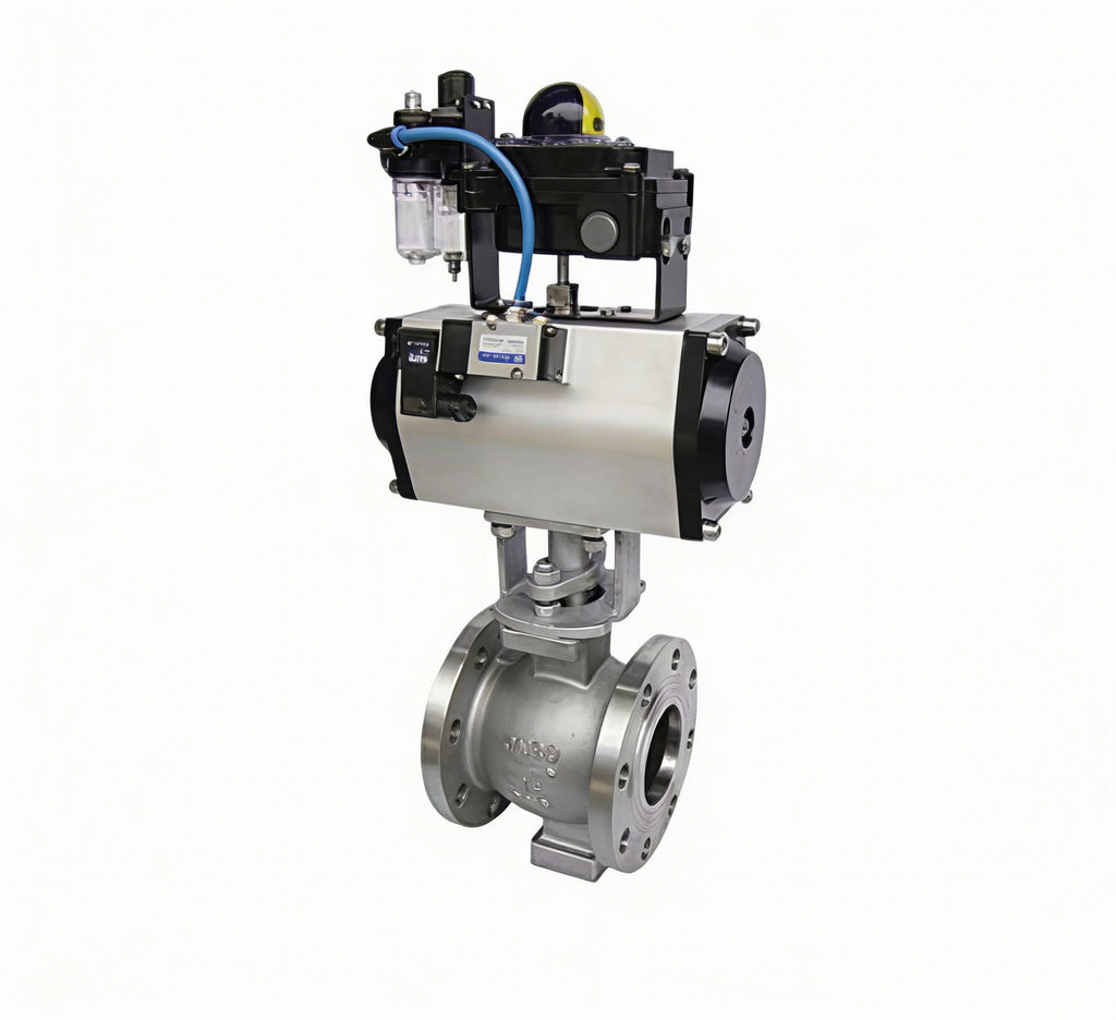 Pneumatic ball valve
