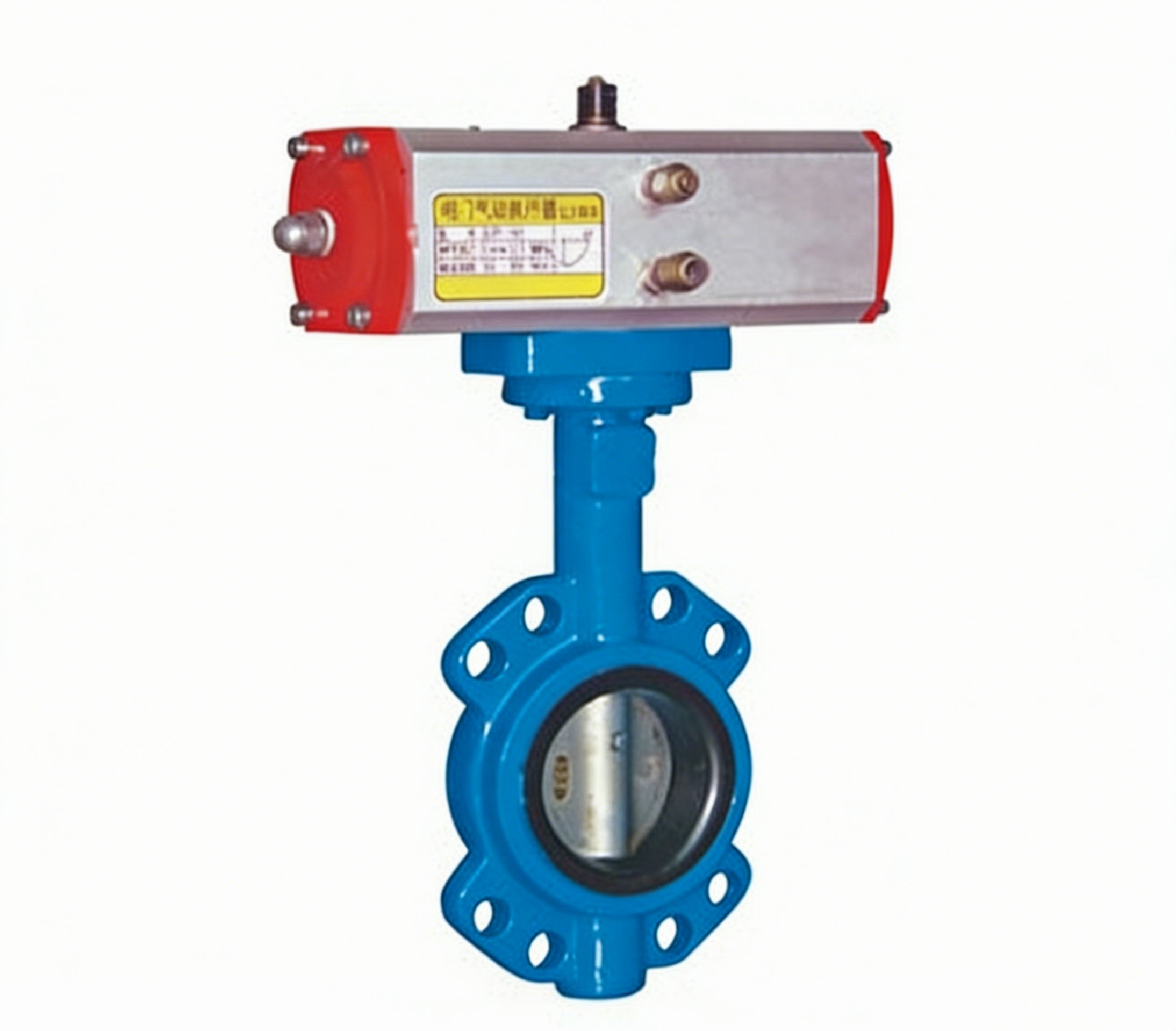 Pneumatic butterfly valve