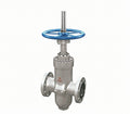 Flat knife gate valve
