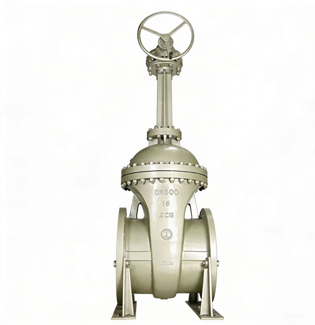 Flanged gate valve