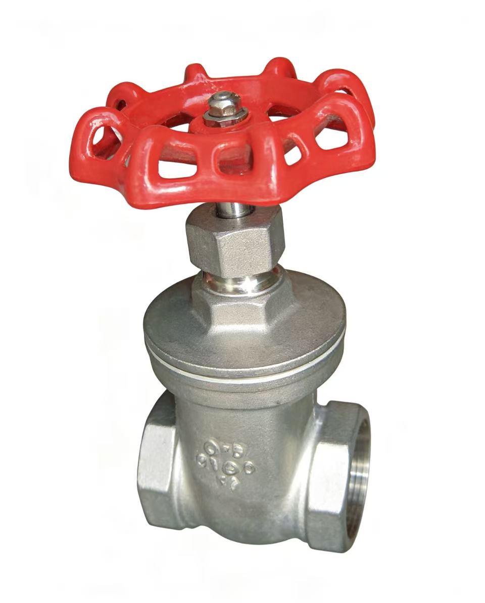 Threaded gate valve