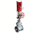 Pneumatic cast steel gate valve
