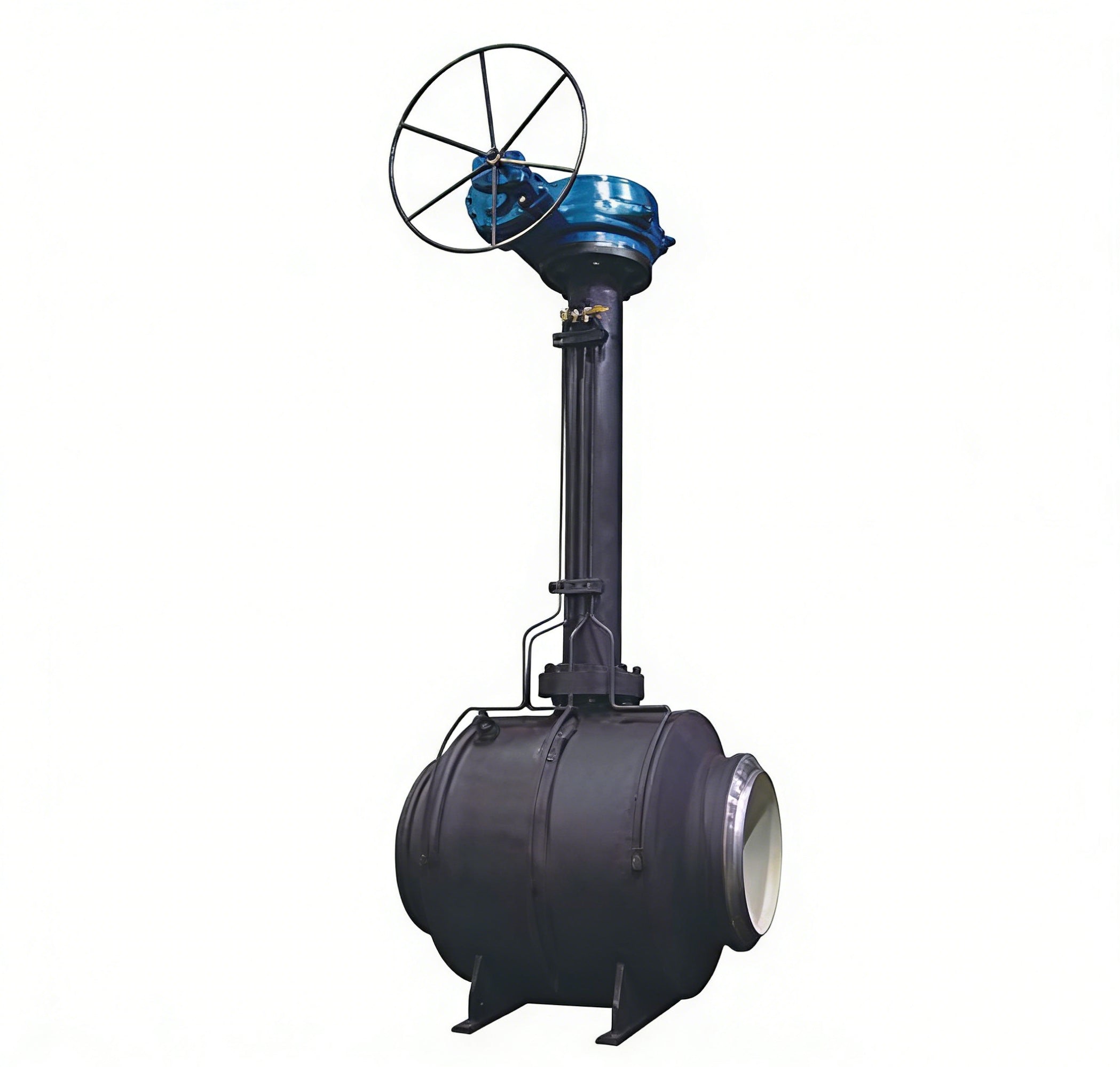 Fully welded ball valve