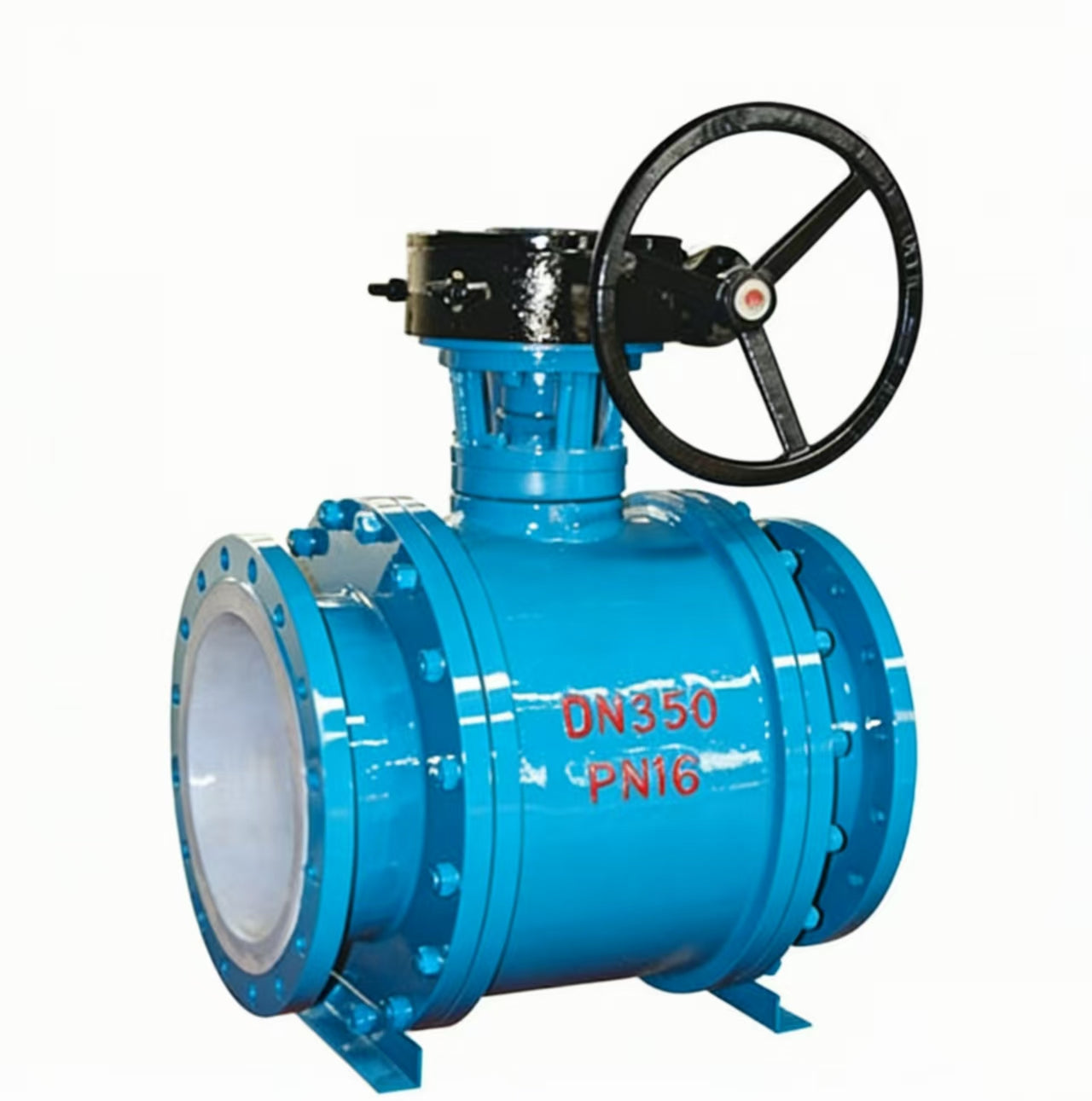 Fluorine-lined ball valve