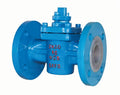 Fluorine lined plug valve