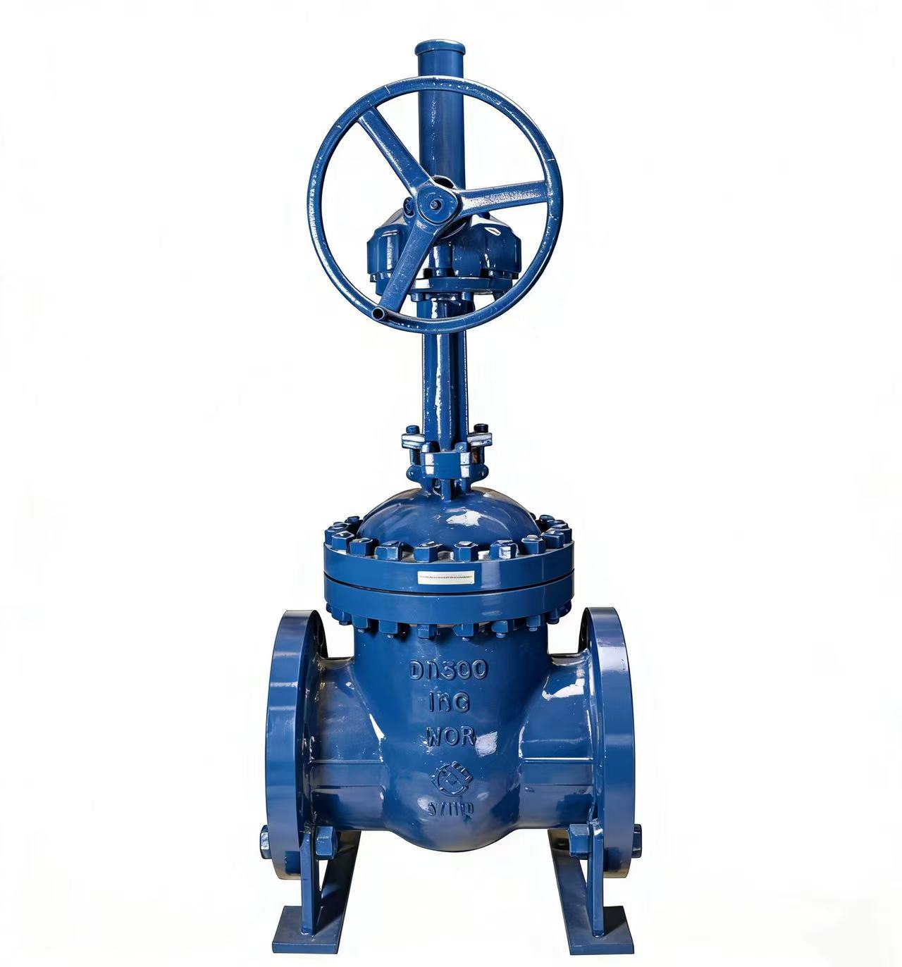Flanged gate valve