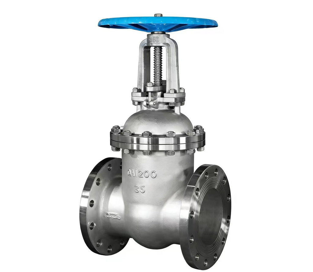 Flanged gate valve