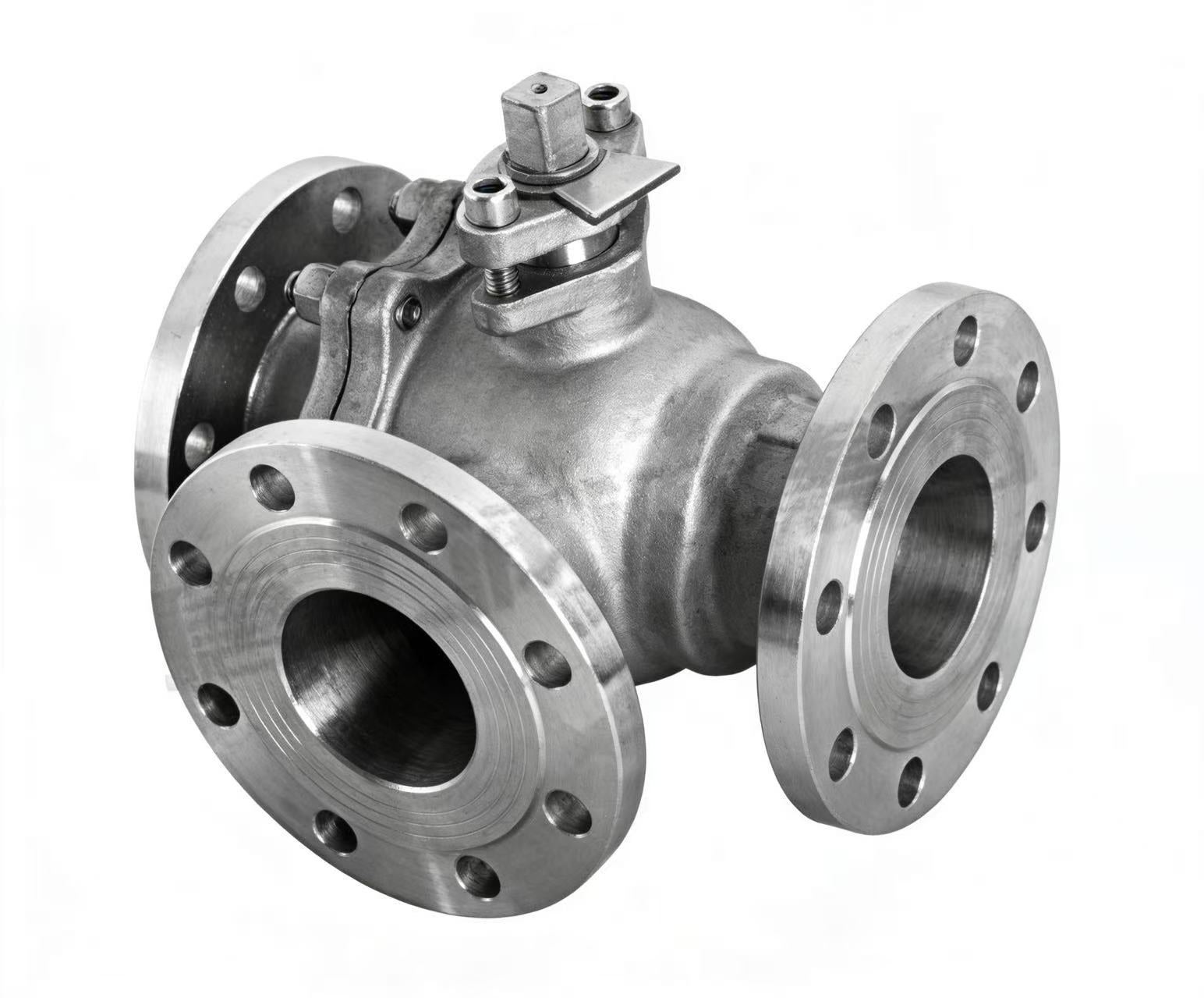 Three-way ball valve