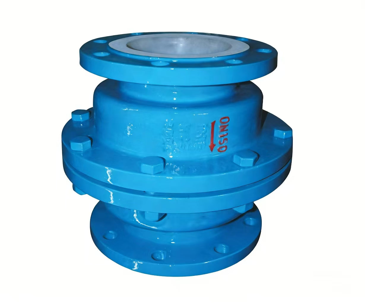 Fluorine-lined check valve